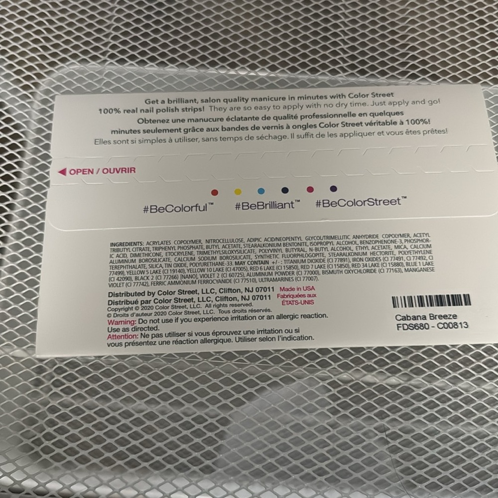 Color Street Cabana Breeze Nail Strips - Picture 2 of 2